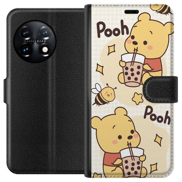 OnePlus 11R Lompakkokotelo Nalle Pooh - klassinen karhumotiivi