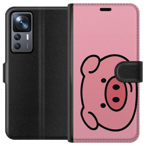 Xiaomi 12T Pro Lommeboketui Kawaii Piggy