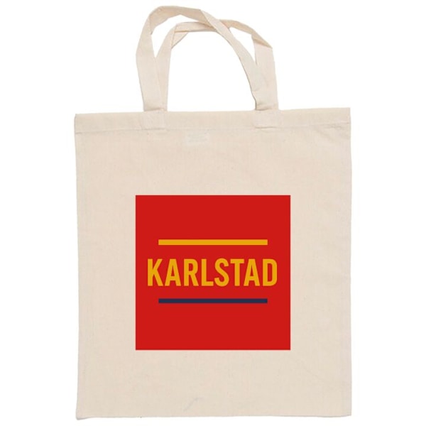 Mulepose | Holdbar Indkøbstaske i Stof Karlstad – Hockey Beige one size