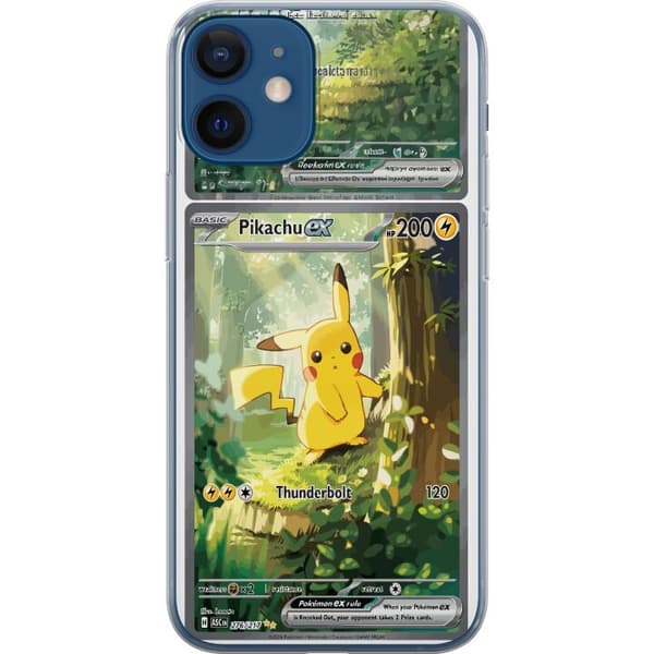 Kompatibelt Mobildeksel til Apple iPhone 12 mini Pikachu grønn