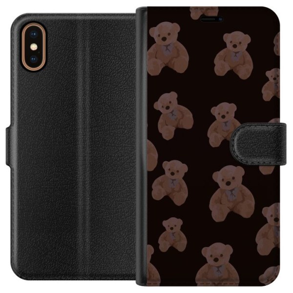 Apple iPhone XS Plånboksfodral En björn flera björnar