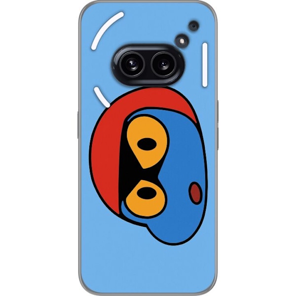 Nothing Phone (2a) Plus Läpinäkyvä kuori Bold Bot Head
