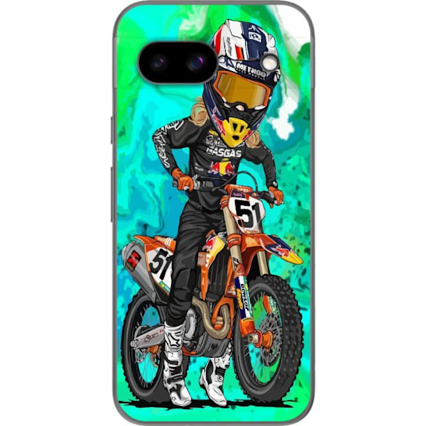 Google Pixel 8a Läpinäkyvä kuori Justin Barcia