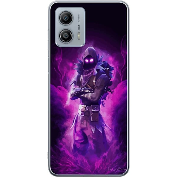 Motorola Moto G53 Gennemsigtig cover Fortnite