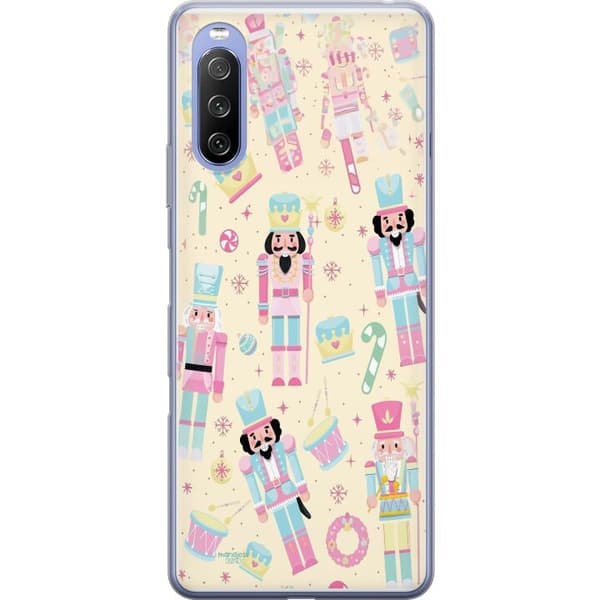 Kompatibelt Mobildeksel til Sony Xperia 10 III Lite Jul rosa