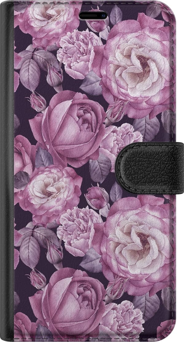 Kompatibel Tegnebogsetui til Apple iPhone 16e Blomster
