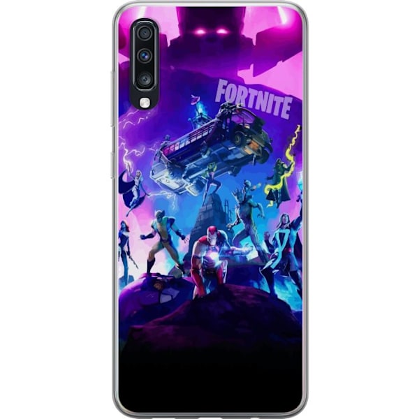 Samsung Galaxy A70 Gennemsigtig cover Fortnite