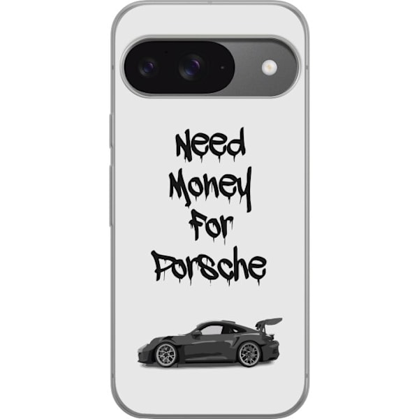 Google Pixel 9 Pro Genomskinligt Skal Porsche Tack