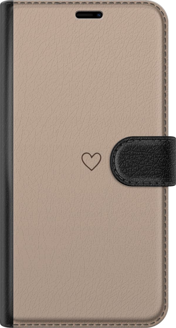 Kompatibelt Plånboksfodral till Apple iPhone 11 Hjärta Brun