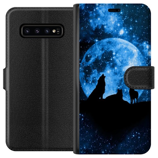 Samsung Galaxy S10 Tegnebogsetui Ulve