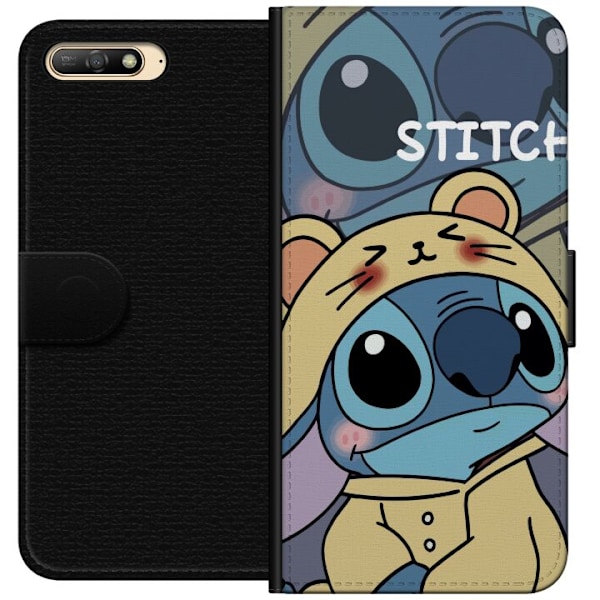 Huawei Y6 (2018) Plånboksfodral Stitch