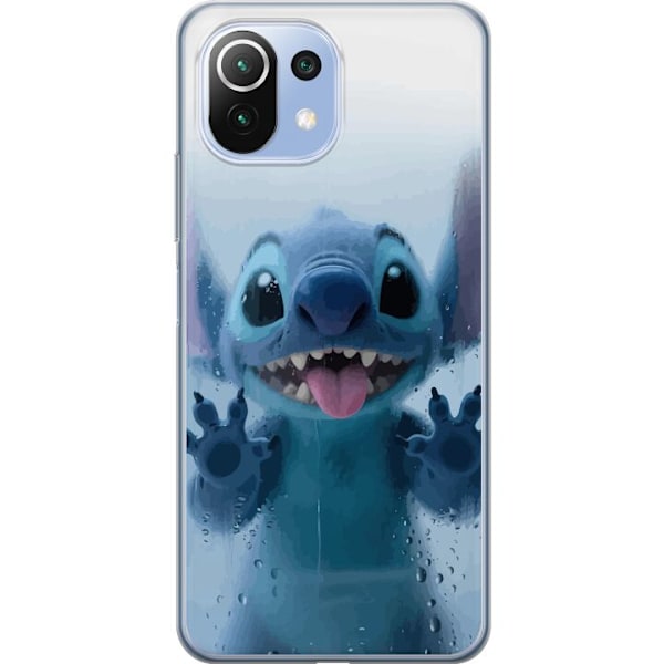 Xiaomi Mi 11 Lite Genomskinligt Skal Stitch Window View – St