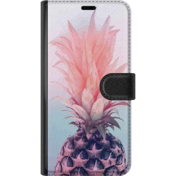 Kompatibel Tegnebogsetui til Apple iPhone 12 mini Ananas