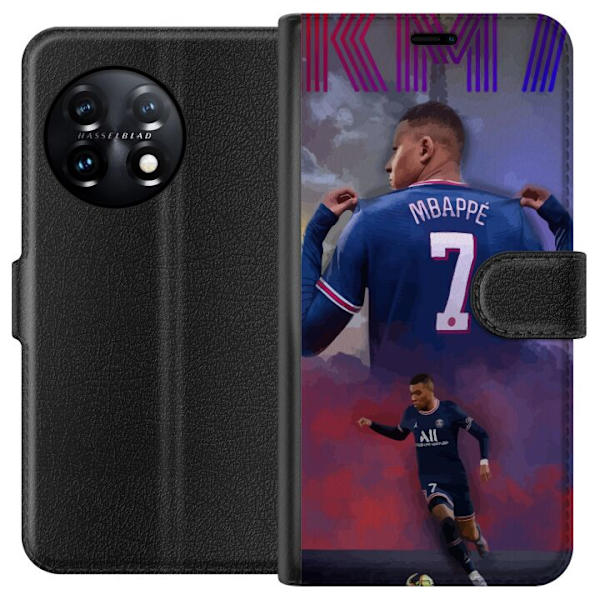 OnePlus 11 Tegnebogsetui MAP Fodbold Design Grafisk Mønster Moderne Sportsmotiv Trend Fodbold Populær Grafisk Stil Motiv
