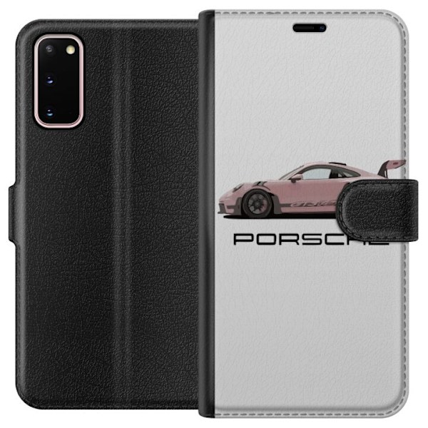 Samsung Galaxy S20 Tegnebogsetui Porsche 911 Pink