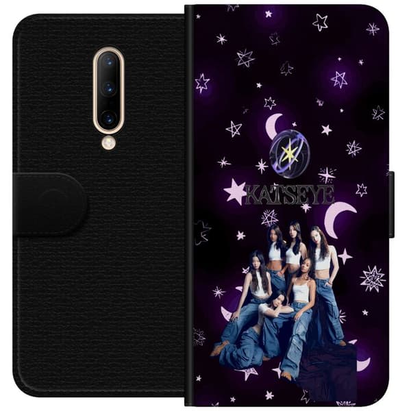 Kompatibel Tegnebogsetui til OnePlus 7 Pro KATSEYE lilla