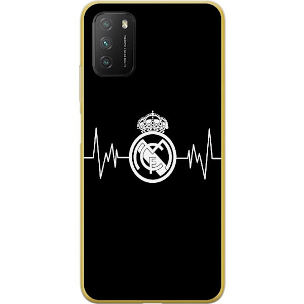 Xiaomi Poco M3  Gjennomsiktig deksel Real Madrid CF