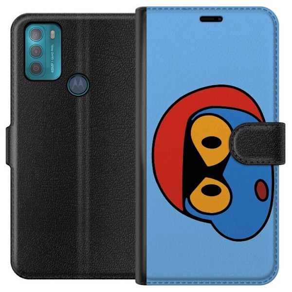 Motorola Moto G50 Plånboksfodral Bold Bot Head