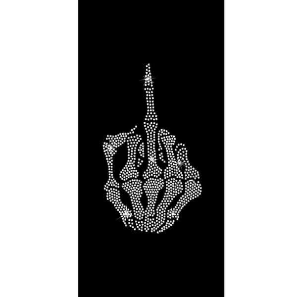 Kompatibel Tegnebogsetui til Apple iPhone 13 Pro Fuck dig Bling