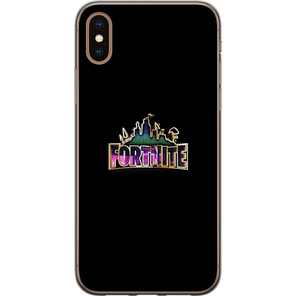 Apple iPhone XS Max Läpinäkyvä kuori Fortnite