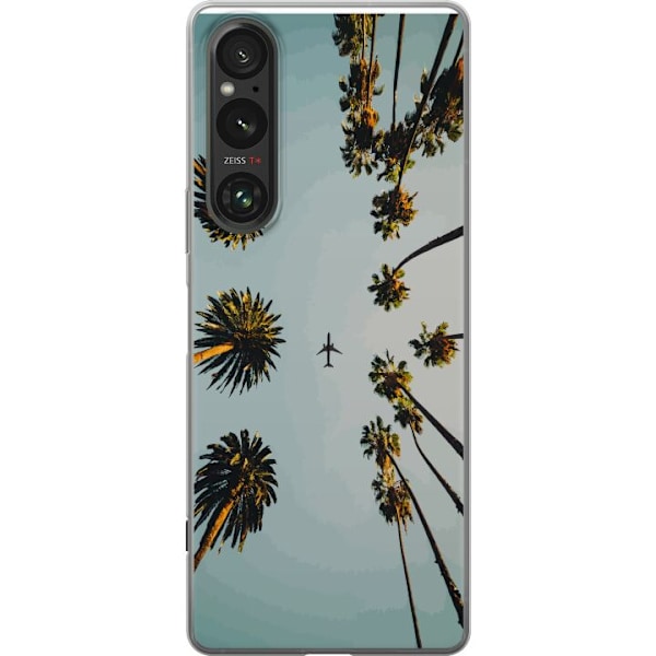 Sony Xperia 1 V Gennemsigtig cover Sommer, flyvemaskine