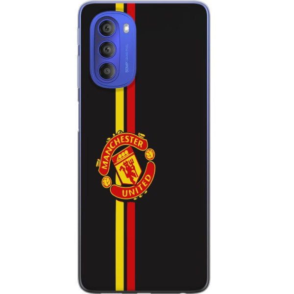 Motorola Moto G51 5G Genomskinligt Skal Manchester United F.C.