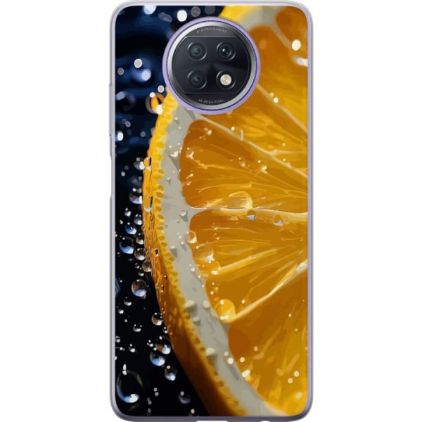 Xiaomi Redmi Note 9T Gennemsigtig cover Appelsin