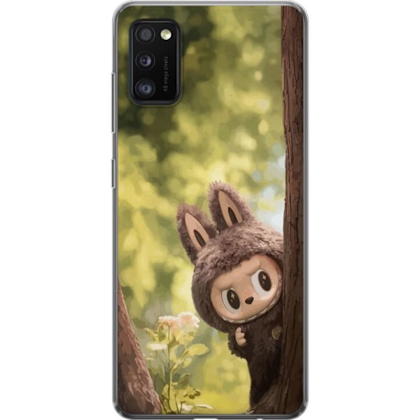 Samsung Galaxy A41 Gennemsigtig cover Labubu Graffiti Vibes