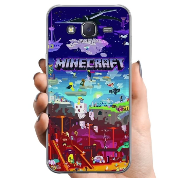 Samsung Galaxy J5 TPU Mobilcover Minecraft