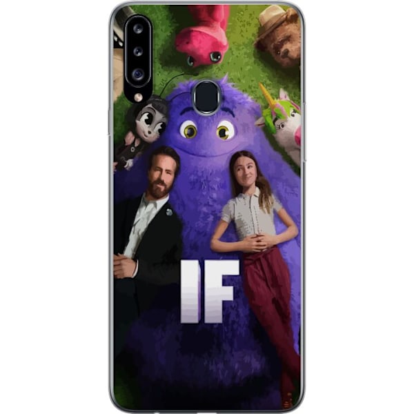 Samsung Galaxy A20s Läpinäkyvä kuori IF: Låtsaskompisar