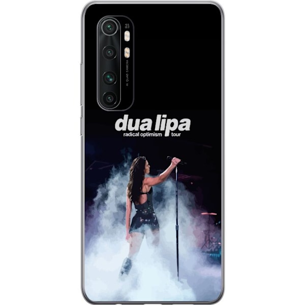 Xiaomi Mi Note 10 Lite Läpinäkyvä kuori Dua Lipa – Signat