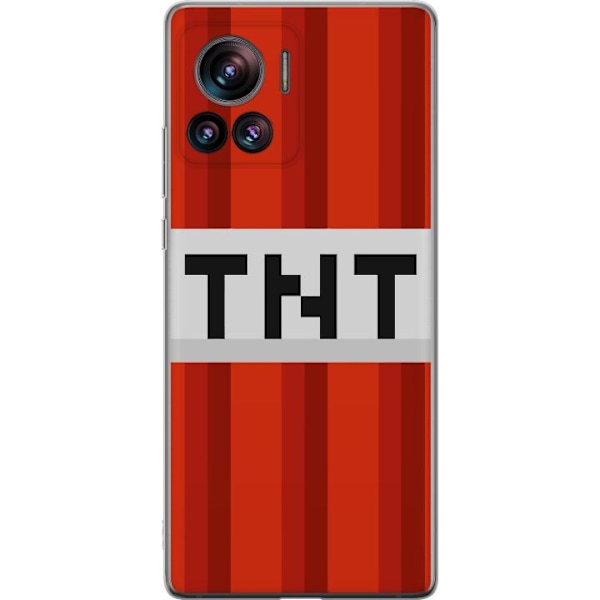 Motorola Edge 30 Ultra Läpinäkyvä kuori Minecraft TNT