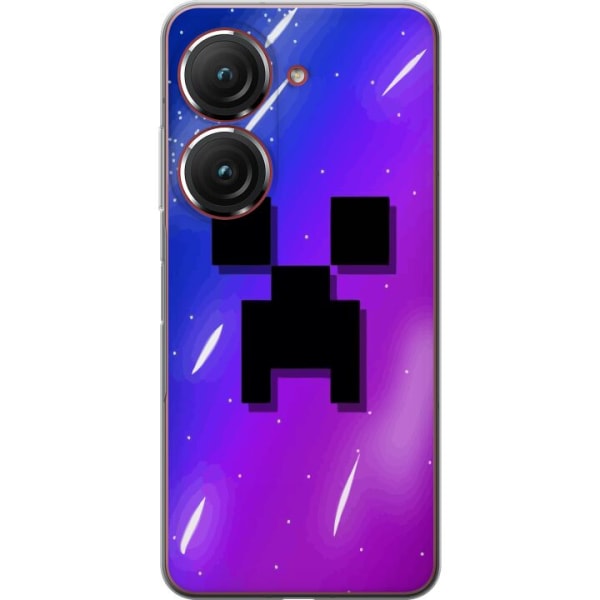 Asus Zenfone 9 Gjennomsiktig deksel Minecraft