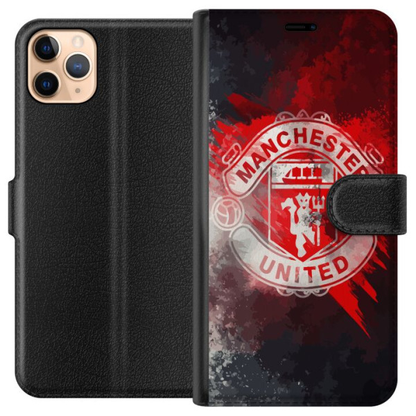 Apple iPhone 11 Pro Max Lompakkokotelo Manchester United FC