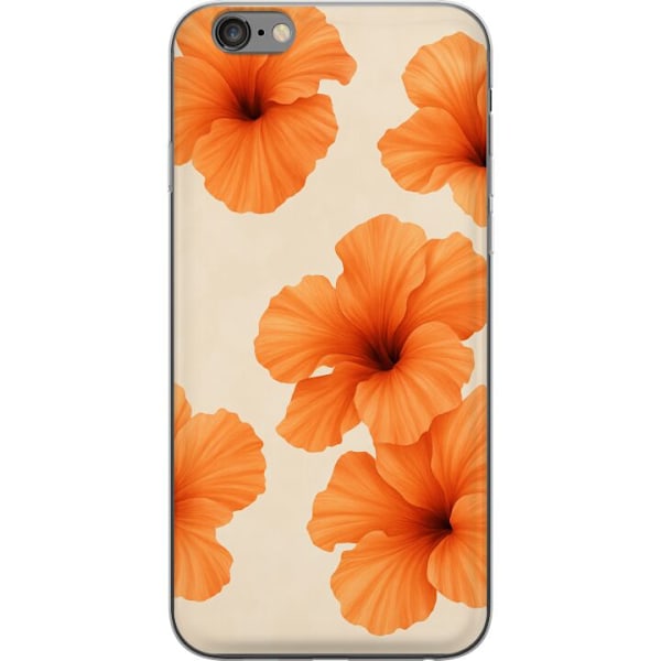 Apple iPhone 6s Plus Gjennomsiktig deksel Papaya Punch