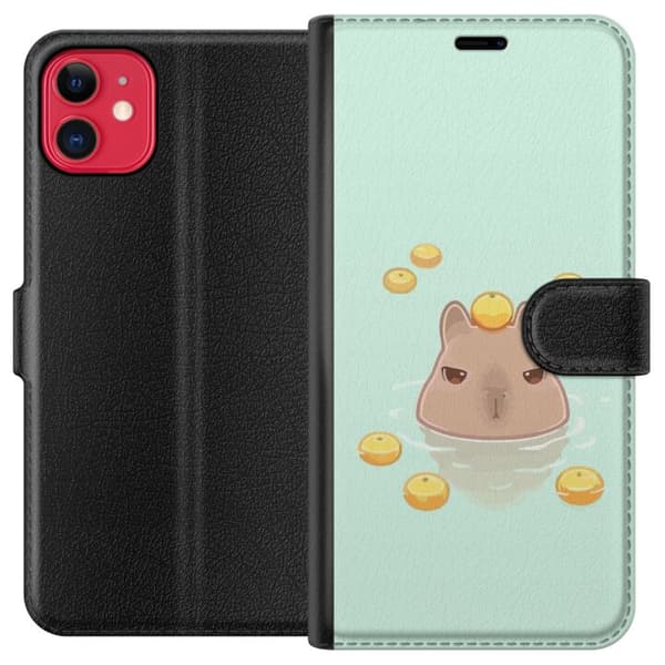 Kompatibel Tegnebogsetui til Apple iPhone 11 Capybara