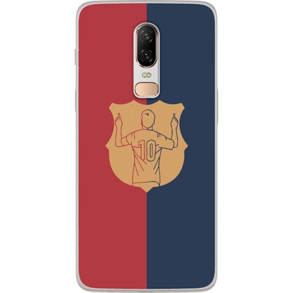 OnePlus 6 Genomskinligt Skal FC Barcelona