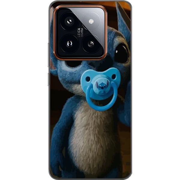 Xiaomi 14 Pro Läpinäkyvä kuori Stitch & Napp - vauvateema söpöllä hahmolla