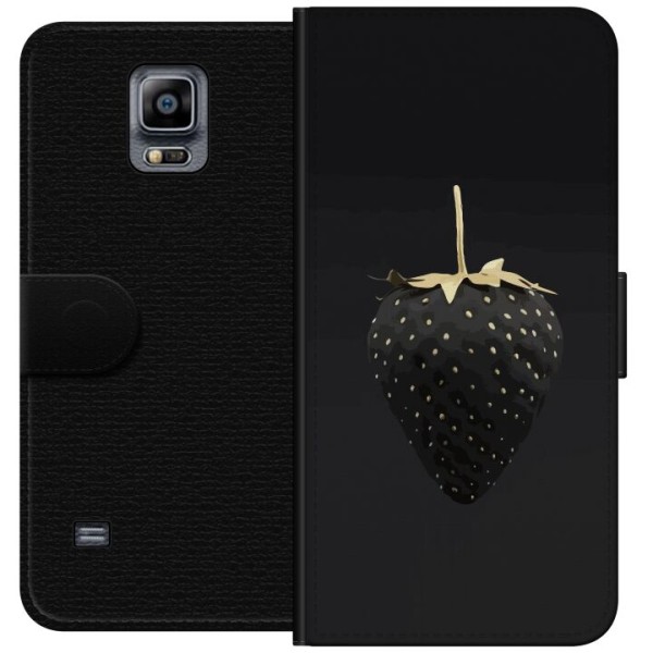 Samsung Galaxy Note 4 Tegnebogsetui Luksus Jordbær