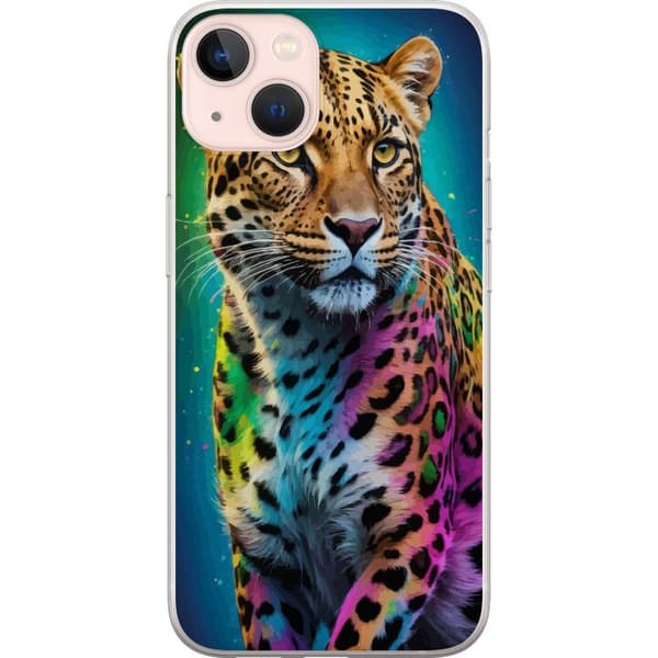 Kompatibelt Mobilskal till Apple iPhone 13 Leopard