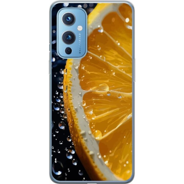 OnePlus 9 Läpinäkyvä kuori Appelsiini
