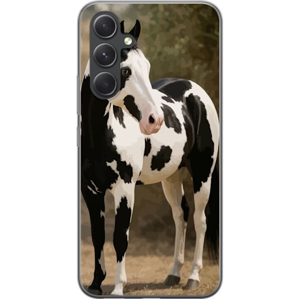 Samsung Galaxy S24 Genomskinligt Skal Vacker Häst – elegant