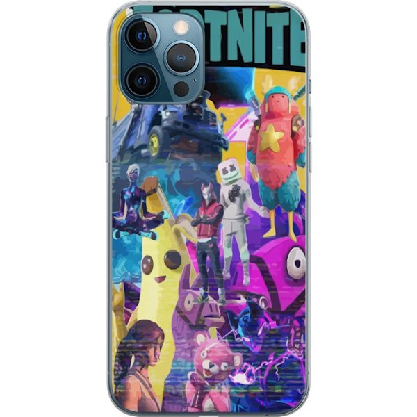 Apple iPhone 12 Pro Max Gennemsigtig cover Fortnite