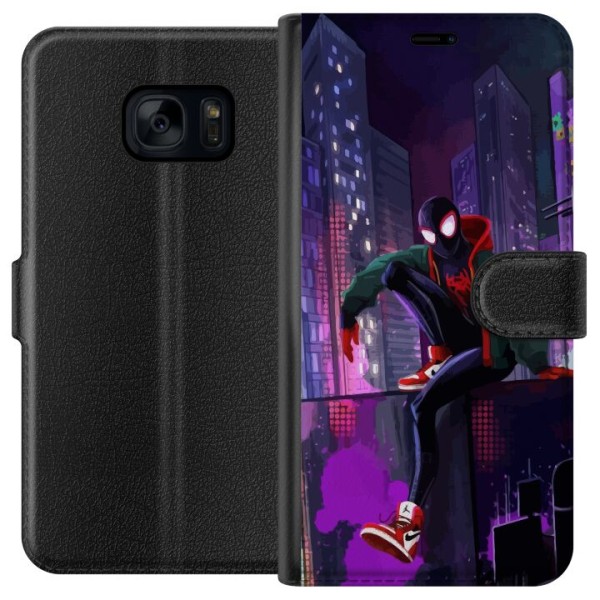 Samsung Galaxy S7 Plånboksfodral Fortnite - Spider-Man