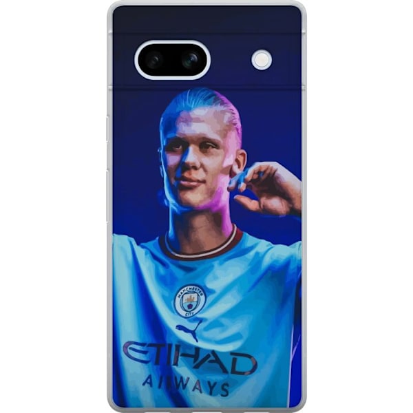 Google Pixel 7a Läpinäkyvä kuori Erling Haaland