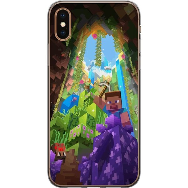 Apple iPhone X Gennemsigtig cover Minecraft