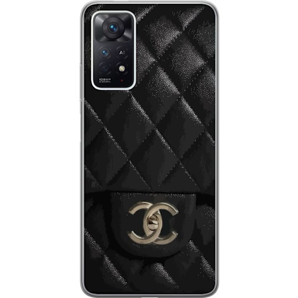 Xiaomi Redmi Note 11 Pro Genomskinligt Skal Chanel Black