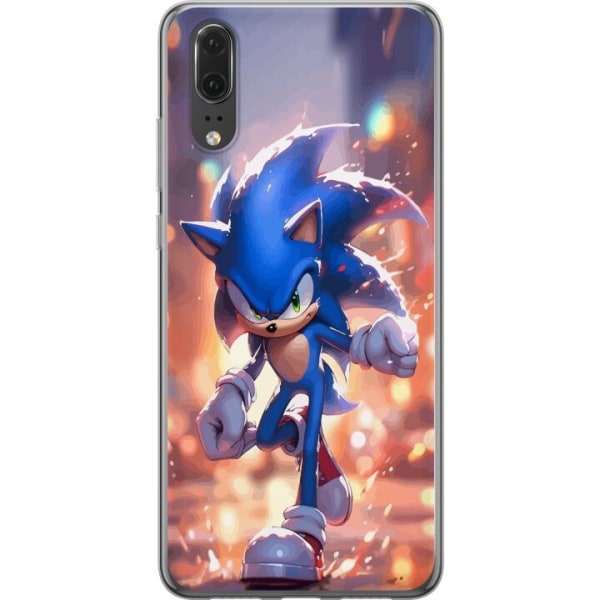 Huawei P20 Läpinäkyvä kuori Sonic