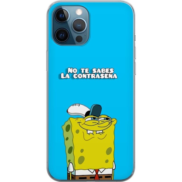 Apple iPhone 12 Pro Gennemsigtig cover SvampeBob Firkant