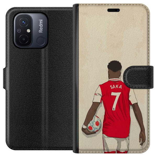 Xiaomi Redmi 12C Lompakkokotelo Arsenal FC Jalkapallo Arsenal FC Motiivi Pelaaja Premier League Englanti Suosittu Urheilulaji Jalkapallotähti Lontoo